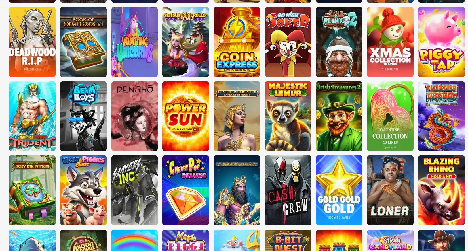 Betspino online casino spelaanbod en bonussen